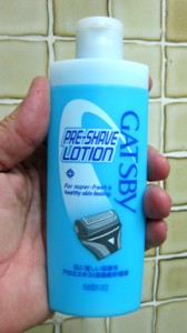 preshave for electric shavers