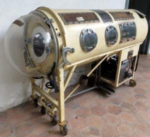 A vintage Emerson iron lung
